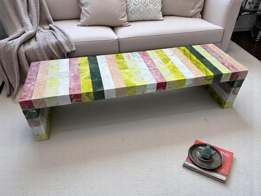  Mix Onyx Gemstone Center Table Top 